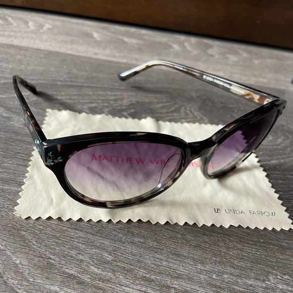 Matthew Williamson x Linda Farrow round sunglasses - Picture 4 of 4